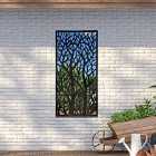 Mirroroutlet Amarelle Extra Large Metal Tree Design Decorative Garden Mirror 120Cm X 60Cm