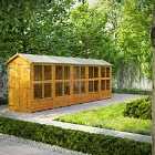 20X4 Power Apex Potting Shed With Double Doors