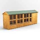 18X4 Power Apex Potting Shed Combi Including 4Ft Side Store