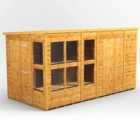 12X6 Power Pent Potting Shed Combi Including 6Ft Side Store