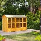 10X4 Power Apex Potting Shed With Double Doors