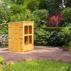 4X4 Power Pent Potting Shed With Double Doors