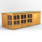 18X8 Power Pent Potting Shed Combi Including 6Ft Side Store
