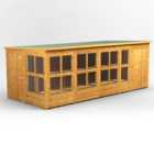 18X8 Power Pent Potting Shed Combi Including 4Ft Side Store