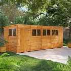 18X6 Power Overlap Pent Shed