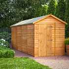18X6 Power Overlap Apex Windowless Shed