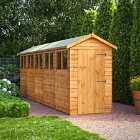 20X4 Power Overlap Apex Shed