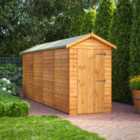 18X4 Power Overlap Apex Windowless Shed