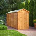 16X4 Power Overlap Apex Windowless Shed