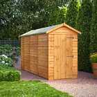 14X4 Power Overlap Apex Windowless Shed