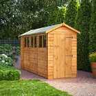 14X4 Power Overlap Apex Shed