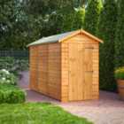 12X4 Power Overlap Apex Windowless Shed