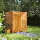 6X6 Power Overlap Pent Windowless Shed