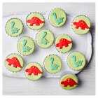 12 Dinosaur Cupcakes, 12s