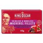 Mackerel Fillets Mediterranean Style - King Oscar 115g