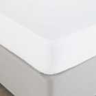 Paoletti Bamboo Cotton Blend Single Fitted Bed Sheet White