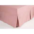 Fitted Sheet Valance Double Blush