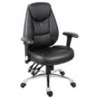 Teknik Portland Luxury Operator Chair in Supple Faux Leather