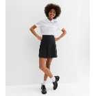 Girls Black Pleated Tennis School Skirt