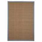 Native Home & Lifestyle Chelsea Jute Rug With Cotton Grey Border 150x190Cm