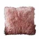 Native Natural Blush Blush Pink Sheepskin Cushion