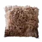 Native Natural Light Brown Sheepskin Cushion
