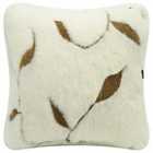 Native Natural Merino Wool Pillow - Leaf