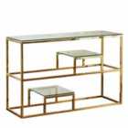 Native Home & Lifestyle Gold Display Console Table