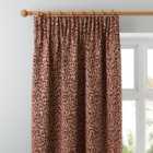 Willow Red Pencil Pleat Curtains
