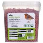 Wilko Wild Bird Suet Pellets with Berry Flavour 3kg