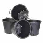 Wilko Heavy Duty Plastic Pots 30L 4 Pack