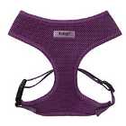 Bunty Soft Mesh Adjustable Dog Harness with Rope Lead - Purple - Small