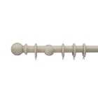 Swish Romantica Fixed Wooden Curtain Pole with Rings