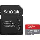 SanDisk 32GB Ultra Micro SD Card (SDHC) + SD Adapter - 120MB/s