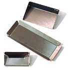 Techstyle Memo Stainless Steel Office Organiser Set / Pen Tray / Card Holder Silver