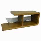 Techstyle Halo Chunky Tv Stand / Entertainment Unit / Coffee Table Oak