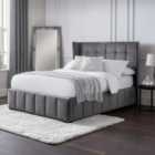 Gatsby Double Bed Double Light Grey