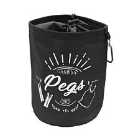 Jvl Large Peg Bag With 200 Strong Hold Pegs