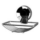 Suctionloc Chrome Soap Basket