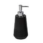 Strata Black Resin Liquid Soap Dispenser