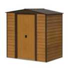 Rowlinson 6 x 5 Woodvale Metal Apex Shed With Floor