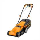 LawnMaster 1400W 34cm Electric Lawn Mower with Rear Roller - 2 Year Guarantee