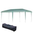 Outsunny 6 x 3M Pop Up Gazebo Patio Party Event Heavy Duty Canopy Green