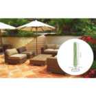 Home Garden Outdoor Green Water Resistant Parasol Umbrella Cover Protector