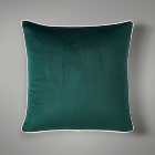 Reversible Velour Cushion Emerald