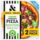 Crosta & Mollica 2 Frozen Vegana Sourdough Pizzas, 502g