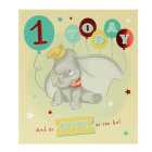 Cute Elephant 1st Birthday Card