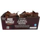 M&S Made Without 2 Double Chocolate Muffins 200g