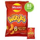 Walkers Wotsits Sweet & Spicy Flamin Hot Multipack Snacks 6 per pack