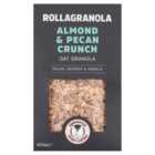 Rollagranola Almond Pecan Crunch, Oat Granola, Vegan, 2% Sugar, Gluten Free 400g